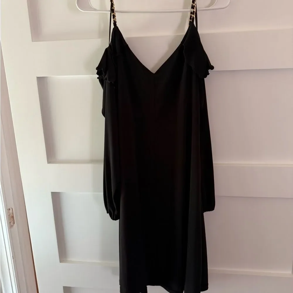 Elegant Black Off-Shoulder Dress